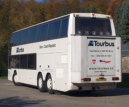 Z fotojízdy s patrovým autobusem MAN Caetano Porto Star po okolí Brna