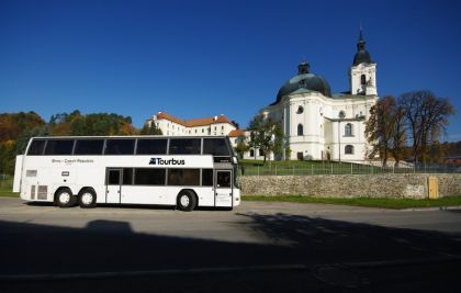 Z fotojízdy s patrovým autobusem MAN Caetano Porto Star po okolí Brna