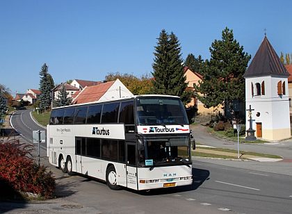Z fotojízdy s patrovým autobusem MAN Caetano Porto Star po okolí Brna