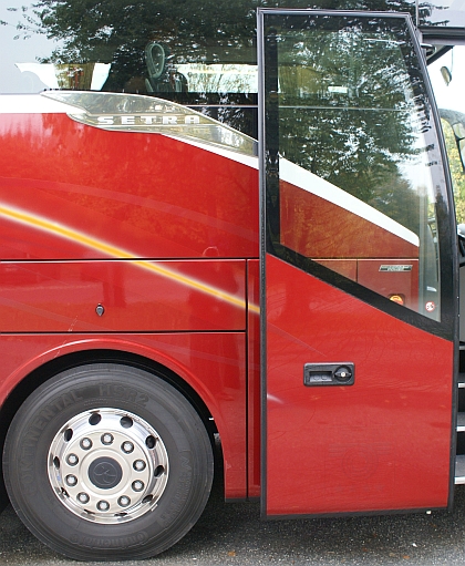 Z testu autokarů Setra Comfort Class řady 500