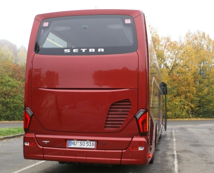 Z testu autokarů Setra Comfort Class řady 500 