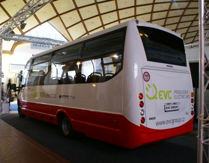 BUSportál a CZECHBUS 2012: Elektrobus EVC First na podvozku Iveco Daily 