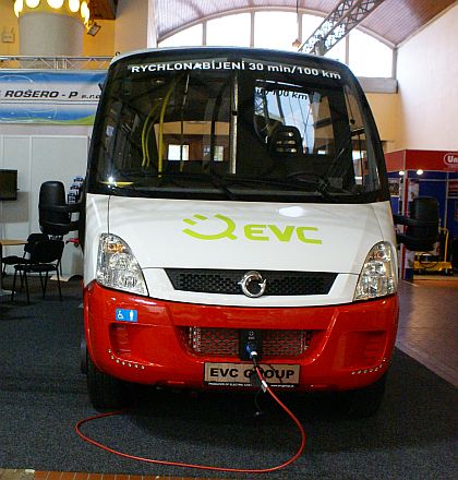 BUSportál a CZECHBUS 2012: Elektrobus EVC First na podvozku Iveco Daily