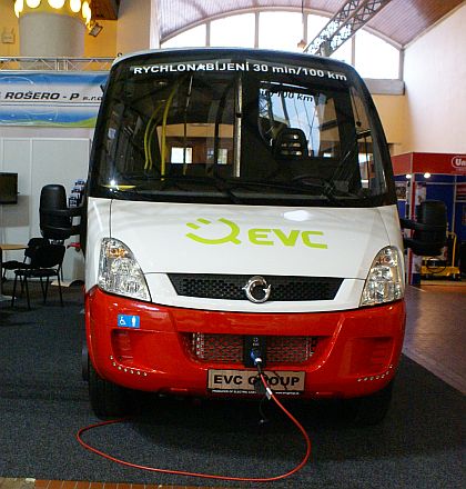 BUSportál a CZECHBUS 2012: Elektrobus EVC First na podvozku Iveco Daily 