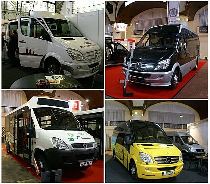 BUSportál a CZECHBUS 2012: Malé autobusy: MAVE, Buzola, KHMC a SKD Trade