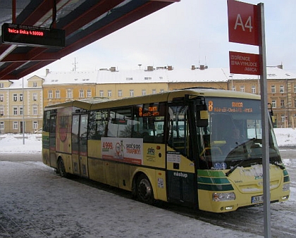 Novinky v MHD Cheb: Autobus na zavolání, nasazení malokapacitních autobusů