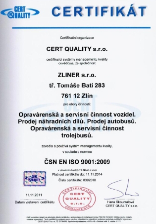 20 let ZLINERU: Hlavním těžištěm činnosti firmy ZLINER jsou opravy a prodej