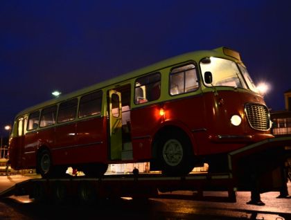 Včera dorazil do Plzně zrenovovaný autobus Škoda 706  RTO PMDP