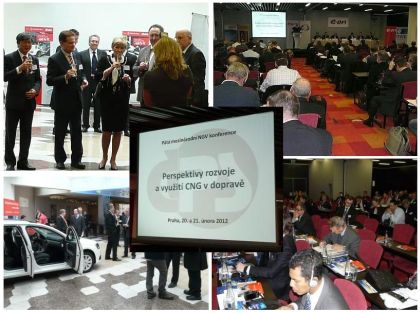 Z prvního dne NGV 2012 Praha - Perspektivy rozvoje a využití CNG v dopravě