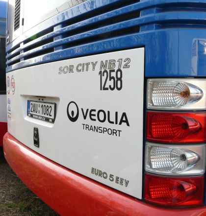 Nové autobusy SOR NB 12 Veolia Transport Praha v barvách PID