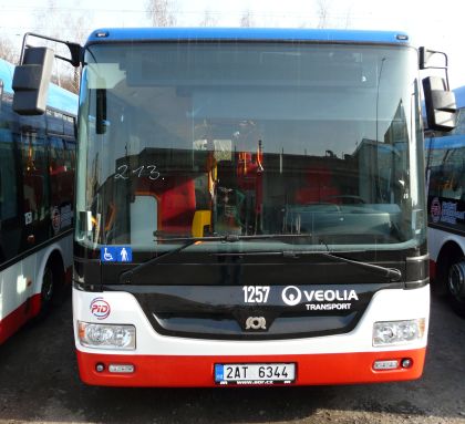 Nové autobusy SOR NB 12 Veolia Transport Praha v barvách PID