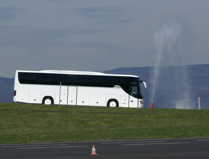 Prezentace bezpečnostních systémů v autokarech Setra