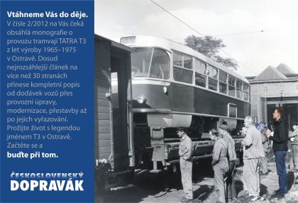 Československý Dopravák připravuje pro čtenáře v čísle 2/2012 speciál: