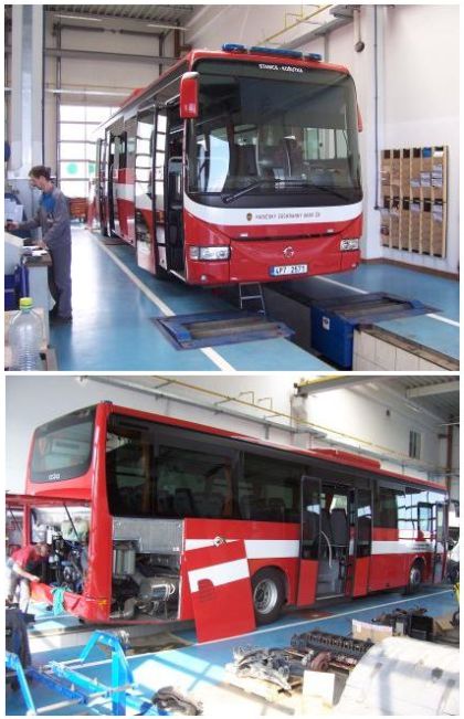 V servisu AutoHelus u Plzně umí i komplikované opravy autobusů Irisbus Iveco