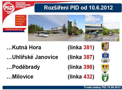 ROPID: Podrobnosti k rozšíření PID do Kutné Hory, Uhlířských Janovic,