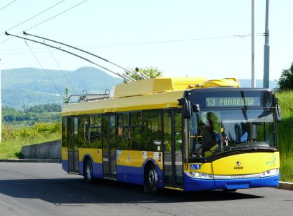 Dopravní pohlednice z Teplic. Autobusy a trolejbusy Veolie Transport Teplice