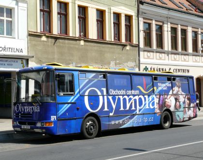 Dopravní pohlednice z Teplic. Autobusy a trolejbusy Veolie Transport Teplice