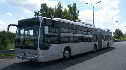 Hybridní kloubové Citaro G Hybrid na návštěvě v Praze