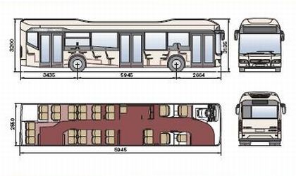 Dopravní podnik měst Chomutova a Jirkova testoval hybridní autobus VOLVO 7700