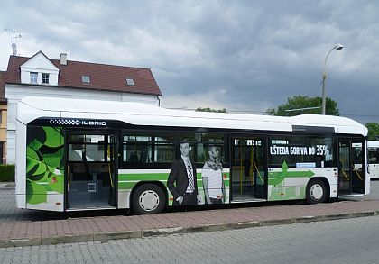 Dopravní podnik měst Chomutova a Jirkova testoval hybridní autobus VOLVO 7700