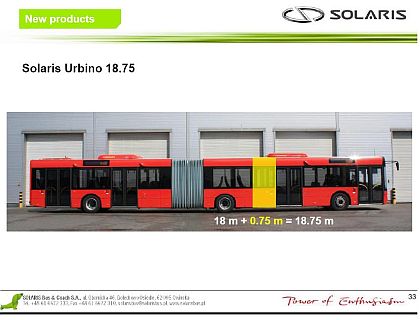 Tři autobusy Solaris na testování na polygonu Bednary: Solaris Urbino 18,75