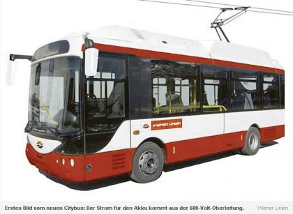 Ve Vídni chystají provoz elektrobusů Rampini s nabíjením přes pantografy 