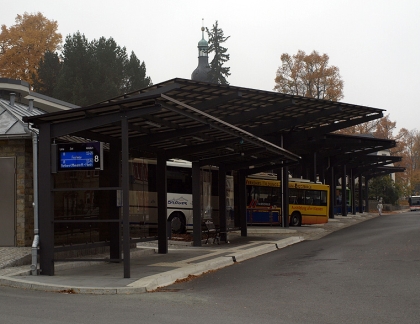 Na skok k sousedům: Opravené autobusové nádraží v Annabergu