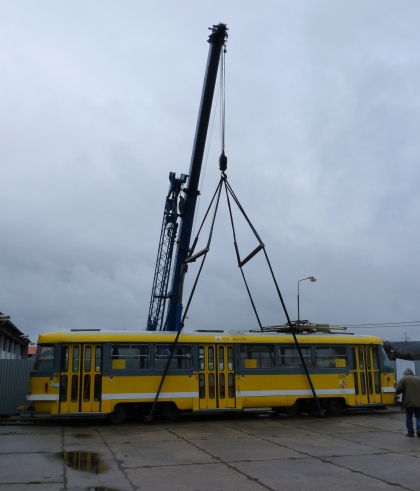 Do Muzea dopravy ve Strašicích se přesunula tramvaj T3