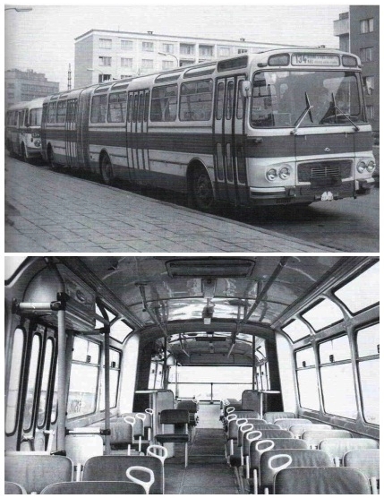 První kloubové autobusy DPP byly sice Ikarusy, ale se ŠM 16,5 se Pražané svezli
