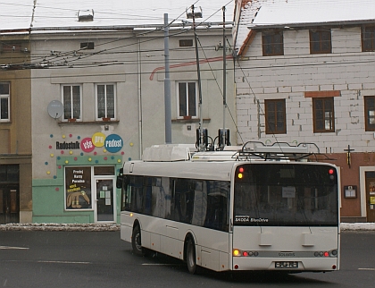 Lednová trolejbusová idyla v Plzni: Trollino 12 pro Baia Mare