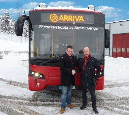 4 x VDL a Citea: 60 autobusů pro Rheinbahn v Německu, 77 pro Arrivu ve Švédsku,