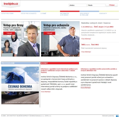 www.truckjobs.cz www.busjobs.cz:Šance pro zaměstnance i zaměstnavatele v dopravě