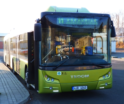 Autobus, který se stal unikátem: kloubový TEDOM je ve flotile DPmUL