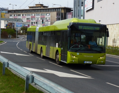 Autobus, který se stal unikátem: kloubový TEDOM je ve flotile DPmUL