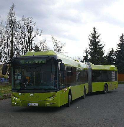 Autobus, který se stal unikátem: kloubový TEDOM je ve flotile DPmUL