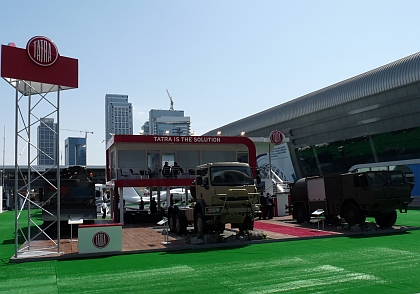 Tatra představuje na výstavě IDEX 2013 vojenské speciály