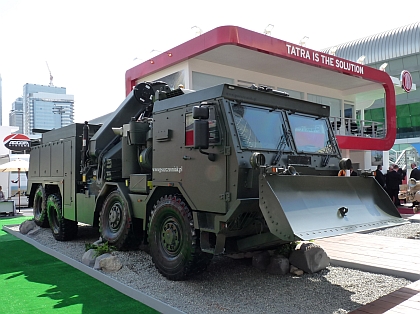 Tatra představuje na výstavě IDEX 2013 vojenské speciály