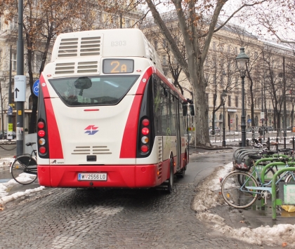 Malokapacitní elektrobusy Rampini/Siemens ve Vídni naživo