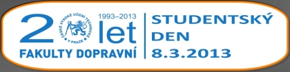 Úvodní akce 8. 3. u příležitosti letošních oslav 20 let Fakulty dopravní ČVUT: