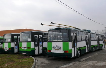 Návrat do Szegedu III.: Trolejbusy v depu i v ulicích