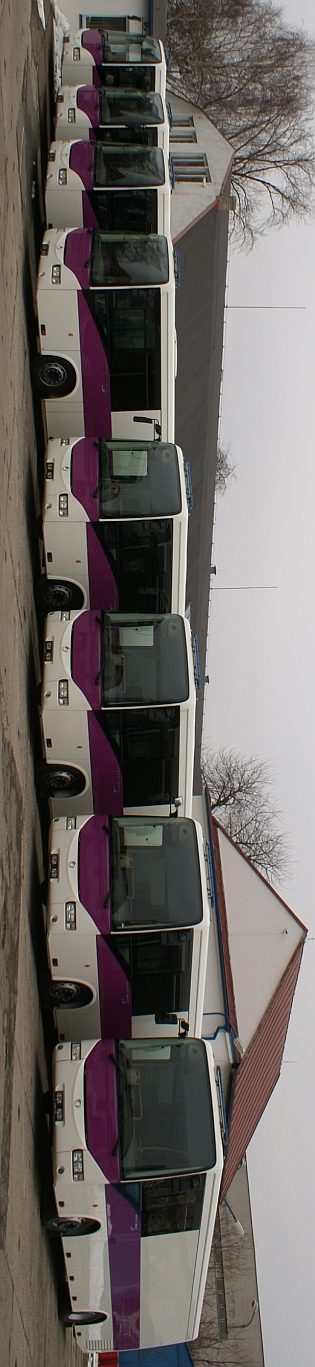 Deset speciálů Iveco  Irisbus Crossway vyrobených v Iveco CR ve Vysokém Mýtě 