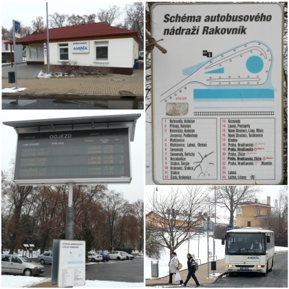 Autobusové nádraží v Rakovníku je především ve znamení dopravce ANEXIA