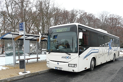 Autobusové nádraží v Rakovníku je především ve znamení dopravce ANEXIA