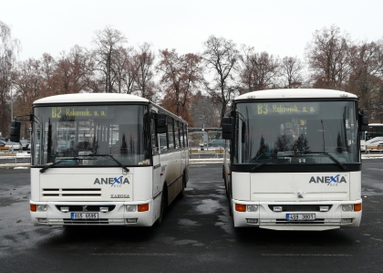 Autobusové nádraží v Rakovníku je především ve znamení dopravce ANEXIA