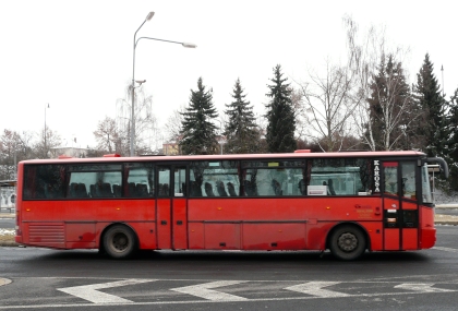 Autobusové nádraží v Rakovníku je především ve znamení dopravce ANEXIA