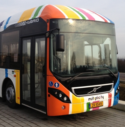 Hybridní autobusy Volvo 7900 pro Lucembursko 