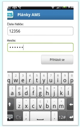 AMSBUS: Mobilní aplikace Plánky AMS