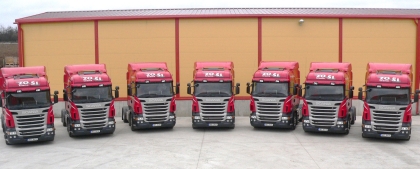 8 nových tahačů Scania pro firmu ZOŠI TRANS