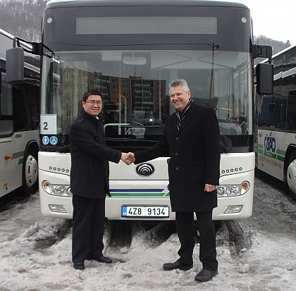 Prvních devět autobusů YUTONG v ČSAD Vsetín