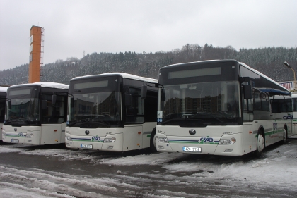 Prvních devět autobusů YUTONG v ČSAD Vsetín